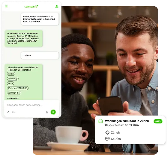 Create search alerts directly via chat